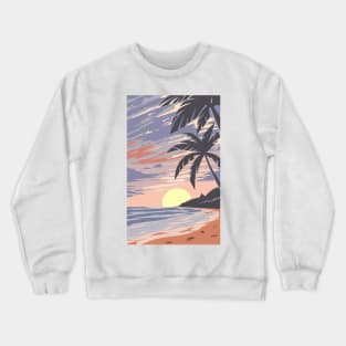 Sunset at the beach Crewneck Sweatshirt